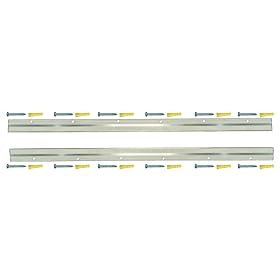 Hangman Products Z-18 Z-Hanger Mirror, Picture and Panel Hanger, Aluminum, 18-Inch