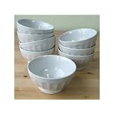 BIA Cordon Bleu White Latte Bowls Set Set of 8 by BIA Cordon Bleu