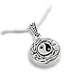 Celtic Knot and Yin Yang Symbol - Flowing Sun Pendant and 20" Chain Necklace in Sterling Silver