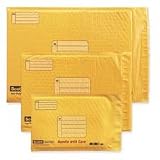 Mailer, Plastic Coated Bubble, 8-1/2x11, Self Seal Closure