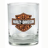 Harley-Davidson® Bar & Shield Logo Double Old Fashion 14 oz. Glass. Set of Four. 99305-07V