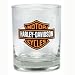Harley-Davidson® Bar & Shield Logo Double Old Fashion 14 oz. Glass. Set of Four. 99305-07V