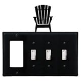 Adirondack Combination Cover - GFI With Triple Switch