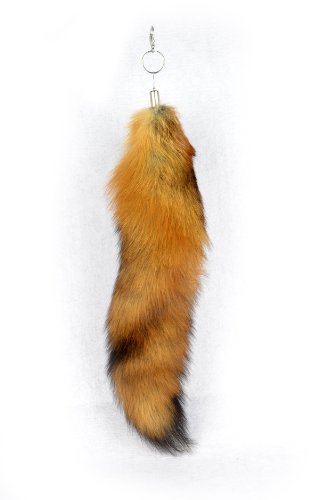 Canadian Red Fox Tails Fire Fox Tail Fox Fur Keychains Natural Color 17