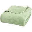 Super Soft Fleece Plush Luxury BLANKET, QUEEN Size. SAGE