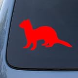 Review NS-FX  / FERRET - Ferrett Weasel - Vinyl Car Decal Sticker #1513 | Vinyl Color: Red