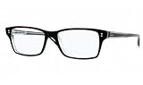 UPC 805289432722 product image for Ray Ban Eyeglasses RX5225 2034 Top Black on Transparent/Demo Lens 52mm | upcitemdb.com