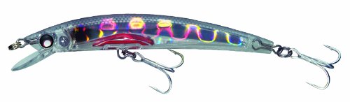 Yo-Zuri Crystal 3D Minnow Magnum Floating Lure, Holographic Ghost Shad, 6 1/2-Inch