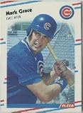 1988 Fleer Update Mark Grace Rookie Baseball Card #77 - Shipped In Protective Display Case!