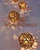 Rattan Ball Fairy Light String