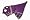 Winter Horse Blanket Hood 420D Purple, Small