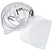 ^Disposable Oxygen Masks - Adult - Non-Rebreather Mask Reservoir Bag Safety Vent Check Valve 7 ft.