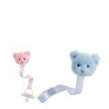 Gund Baby 'My First Teddy' Plush Pacifier Clip- Blue