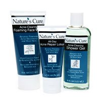 Natures Cure Anti Acne Face and Body Shower Kit for Male Skin - Kit