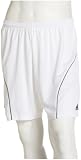  : adidas Men's Striker Short, White/black, Medium