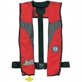 MUSTANG DELUXE AUTOMATIC INFLATABLE ADULT COLLOR RD/CR