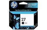 HP 27 Black  Ink Cartridge in Retail Packaging (C8727AN#140)