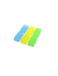 CE: Case Star ? 6pcs (Blue, Green, Yellow) Battery Storage Case for 18650 or CR123A Battery - Case Star