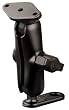 RAM Mounting Systems RAM-B-179U Double Ball Motorcycle Mount with Offset Base