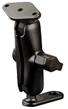 RAM Mounting Systems RAM-B-179U Double Ball Motorcycle Mount with Offset Base