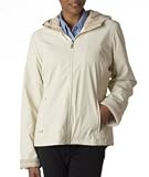 High Quality Ladies' Impulse Faux Fur Hooded Jacket - Ivory/Stone