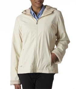 High Quality Ladies Impulse Faux Fur Hooded Jacket   Ivory/Stone