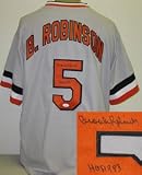 Brooks Robinson Signed Baltimore Orioles Majestic Cooperstown Collection Jersey - HOF 1983