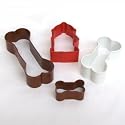Dog Bone Metal Cookie Cutter Set