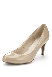 Wide Fit Stiletto Mid Heel Court Shoes
