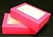 Goldas Kitchen Cake Box - 10 &times; 14 &times; 4 - Window - Pink