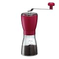 TIAMO Slim Ceramic Burr Hand Coffee Grinder (PINK)