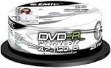 EMTEC EKOVRG47258BIPW 8X 4.7 GB Inkjet-Printable DVD-R (25-ct Spindle)