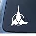 Search : KLINGON - Star Trek - Car, Truck, Notebook, Vinyl Decal Sticker #1130 | Vinyl Color: White