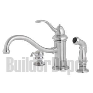 Kitchen Faucet With Handspray by Price Pfister - T34-PTSS in Stainless Steel