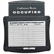 Dry-Erase Conference Room Scheduler, 15 1/2 x 14 1/4, White, Gray Frame