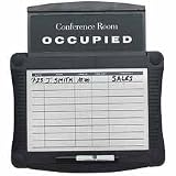 Dry-Erase Conference Room Scheduler, 15 1/2 x 14 1/4, White, Gray Frame