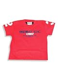 Mish Mish - Infant Baby Boys Short Sleeved Tee, Red, Navy (Size 12Months)