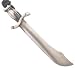 Realistic Scimitar Sword Pewter Pendant Necklace
