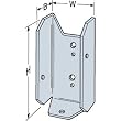 Simpson Strong Tie FB24 2x4 Fence Bracket 20 gauge