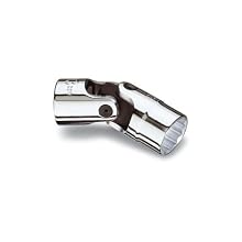 Beta 910B/SN 19mm Swivel End 3/8" Drive Socket, 12 Point, with Chrome Plated