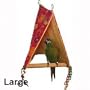 Super Bird Creations Peekaboo Perch Tent Small Bird Toy