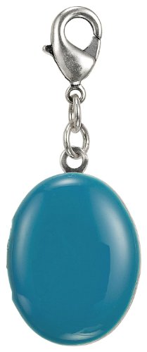 Pilgrim Damen-Anh&auml;nger Medallion aus der Serie Charms Versilbert Blau/Hellblau 40122-6219 Preisvergleich