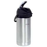 BUNN 36725.0000 3.8-Liter Lever-Action Airpot, Stainless Steel