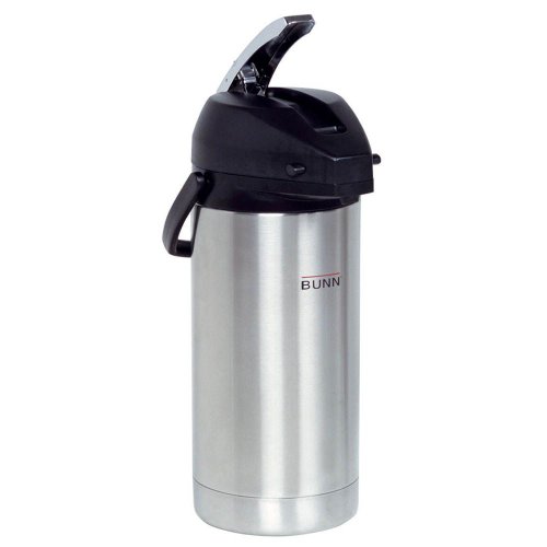 BUNN 36725.0000 3.8-Liter Lever-Action Airpot, Stainless Steel