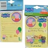 Kitchen & Housewares : Peppa Pig Party Invitations