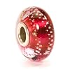Trollbeads Silberne Spur, Pink/Rot 61355