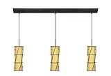 Besa Lighting 3BV-4930VMB-BR 3 Light Copa Bar Island Light