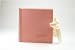 Pink Faux Leather Guest Book with Pink Satin Ribbon 10x9.5x2 (25x24x5cm)