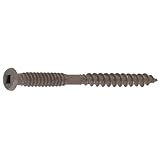 FastenMaster FMTR9212-1750DB 2-1/2-Inch TrapEase I Composite Deck Screw, Dark Brown, 1750-Pack