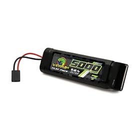 7 Cell 8.4V 5000 mAh NiMH Flat Battery TRA Conn by Venom Group International